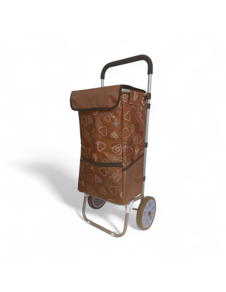 Large Shopping trolley,  Lightweight XDT/209 2W Brown