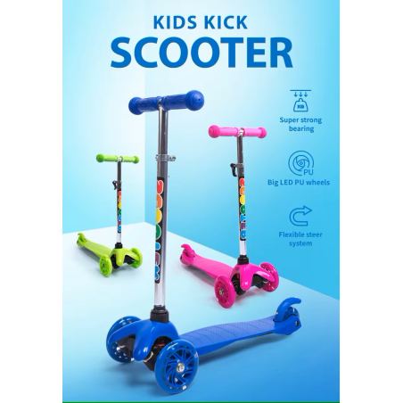 Mini lasten potkulauta punainen