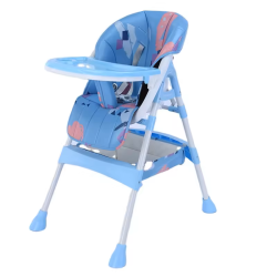 Baby High Chair Blue