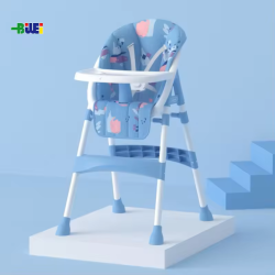 Baby High Chair Blue 2