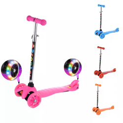 Mini lasten potkulauta vaaleanpunainen 2