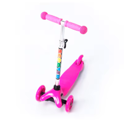 Mini lasten potkulauta vaaleanpunainen