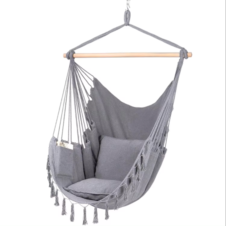 Brazilian Hammock Hanging chair Grey