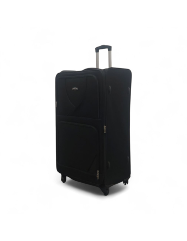 MATKALAUKKU MUSTA (XXL) 4 PYÖRÄT, teleskooppikahva