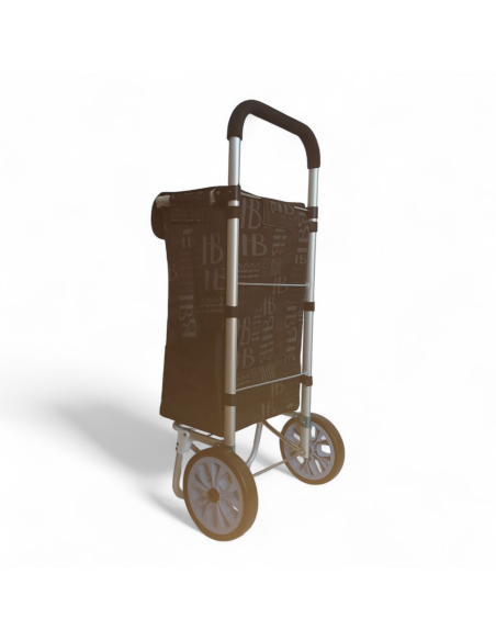 Large Shopping trolley, Aluminium frame, Lightweight XDL13 2W Black model 2