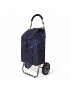 Iso ostoskärry, kevyt XDT23 2W sininen