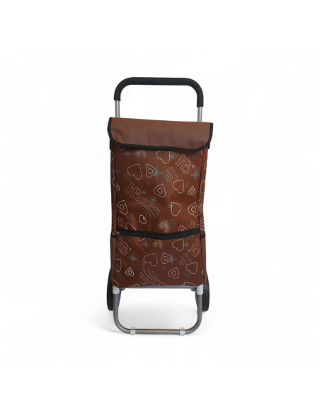 Large Shopping trolley,  Lightweight XDT/209 2W Brown