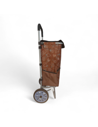 Large Shopping trolley,  Lightweight XDT/209 2W Brown