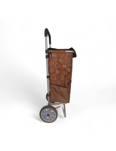 Large Shopping trolley,  Lightweight XDT/209 2W Brown